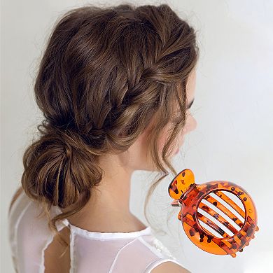 Elegant Round Hollow Hair Clip, Hairdo Clip 1 Pc