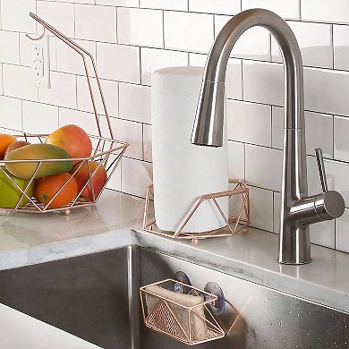 Stainless Steel Paper Towel Holder - Freestanding, Durable, Raised Base