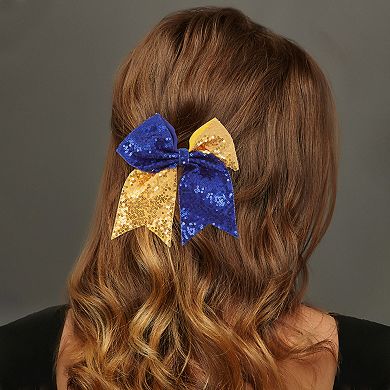 Sequin Bow Hair Elastics for Women 1 Pc