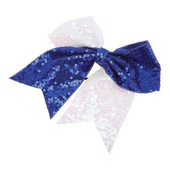 Sequin Bow Hair Elastics for Women 1 pc
