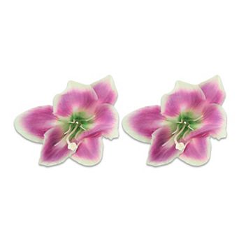 Simulated Flower Duckbill Clip for Women 2 pc