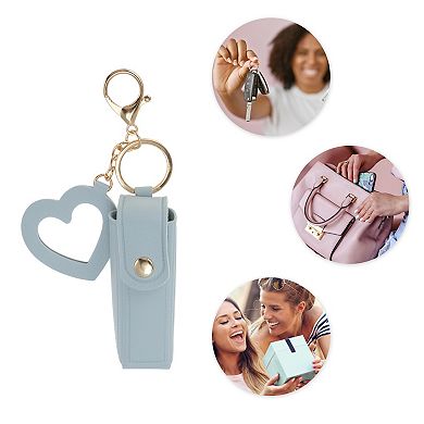 Fashion Lipstick Bag with Mirror Handbag Charm 1 Pc