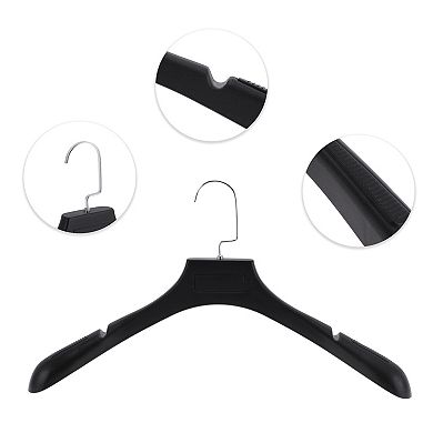 Durable Flat Hook Closet Hanger 4 Pcs