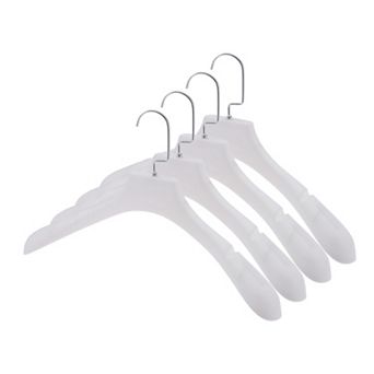 Durable Flat Hook Closet Hanger 4 pc
