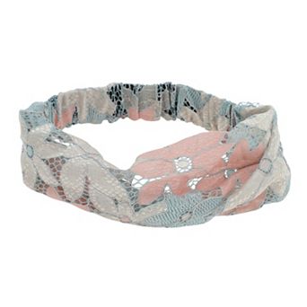 Eight-Leaf Flower Lace Wide Headband for Women 1 pc