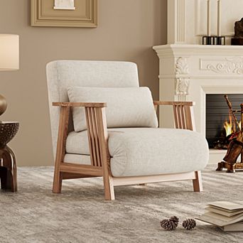 Armchair Futon, Convertible Folding Accent Lounge Chair Recliner Single Sofa Bed Sleeper Daybed