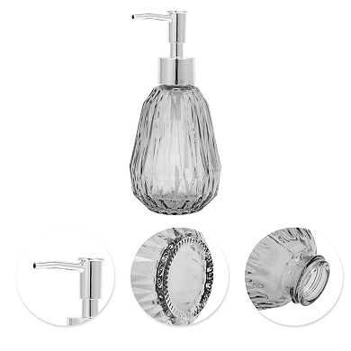 Argyle Pattern Soap Dispenser 11.84oz 1 Pc