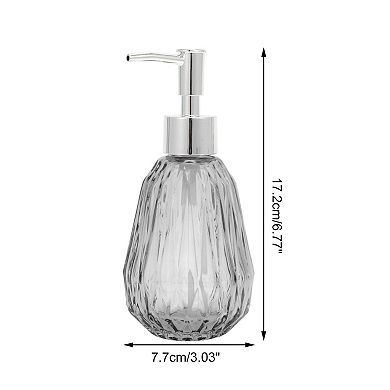 Argyle Pattern Soap Dispenser 11.84oz 1 Pc