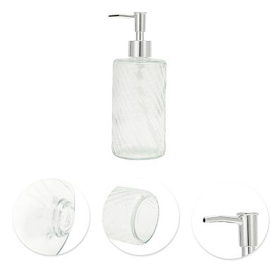 Cylinder Twill Lines Soap Dispenser 1 Pc