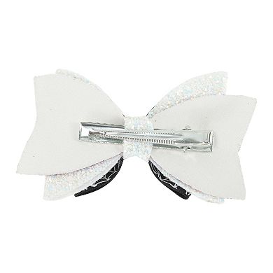 Halloween Bow Spiderweb Duckbill Clip for Women 1 Pc