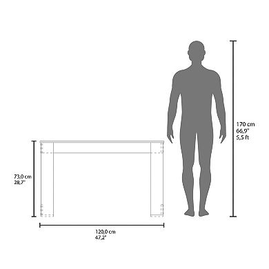 Oviedo 120 Writing Desk White