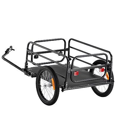 LOVMOR Bike Cargo Trailer 160 lbs Load Capacity HeavyDuty Bicycle Wagon Cart