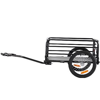 LOVMOR Bike Cargo Trailer 160 lbs Load Capacity HeavyDuty Bicycle Wagon Cart