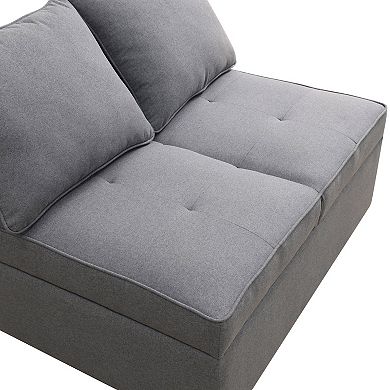 Sackcloth Living Room Adjustable Wedge