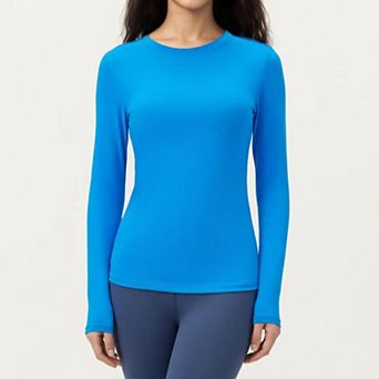 Women's Long Sleeve Fitted Stretch Knit Performance Top