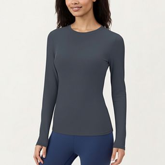 Women's Long Sleeve Fitted Stretch Knit Performance Top