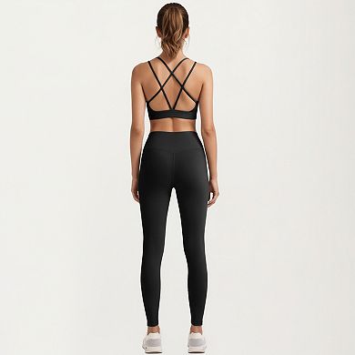 Women's Strappy Back Low Impact Sports Bra