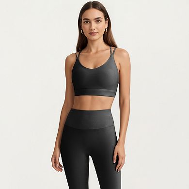 Women's Strappy Back Low Impact Sports Bra