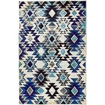 Washable Bohemian 5x7 Area Carpet Outdoor Bohemian Printed Carpet Non Slip Backing Washable Carpet