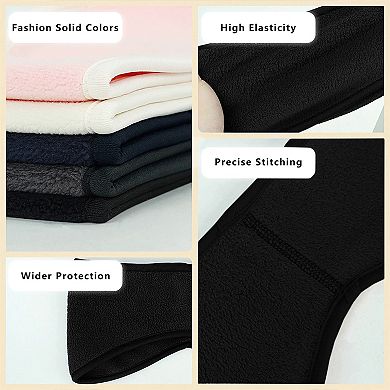Winter Fleece Headband Ear Warmer Comfy Moisture-Wicking Windproof for Running Outdoor Activities