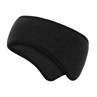 Winter Fleece Headband Ear Warmer Comfy Moisture-Wicking Windproof for Running Outdoor Activities