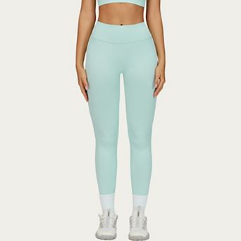 Women's High Waist Smooth Finish Athletic Leggings with Sculpting Fit Stretch Knit Fabric