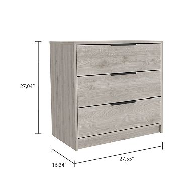 Egeo 3 Drawers Dresser, Superior Top