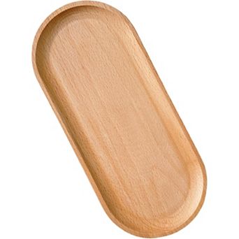 Wooden Oval Serving Tray for Tabletop Decoration and Everyday Organization