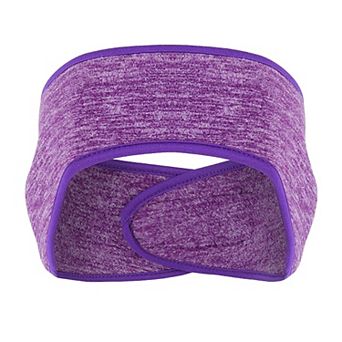 Winter Fleece Headband Adjustable Stretchy Ear Warmer Full Cover Sweatband Unisex - Velcro Design