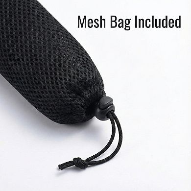 Portable Flatware 4 Piece Set with Spoon Fork Chopsticks and Slim Travel Storage Case