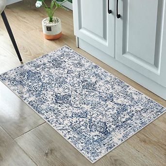 NON-SHEDDING MOROCCAN FLORAL RUG