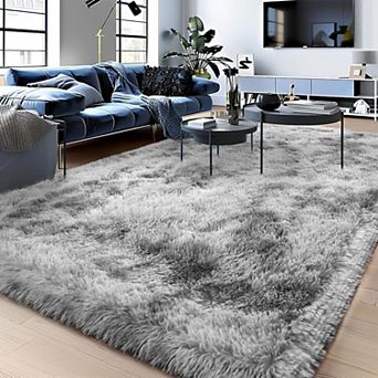 Shag Area Rug, Ultra Soft 1.7" Plush Non-Slip Rug for Bedroom & Living Room