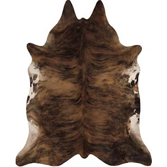 Western Faux Cowhide Area Rug, Animal Print Carpet for Living Room Bedroom Decor