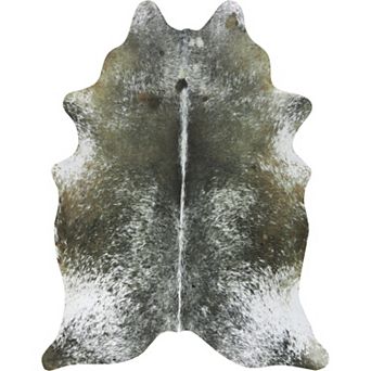 Western Faux Cowhide Area Rug, Animal Print Carpet for Living Room Bedroom Decor