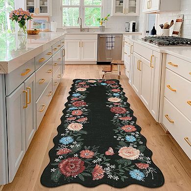 Runner Rugs with Rubber Backing Modern Machine Washable Rug