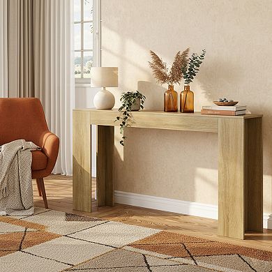 Homy Casa 62.99" Narrow Console Table for Entryway, Sofa Back, Hallway