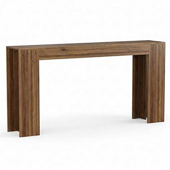 Homy Casa 62.99" Narrow Console Table for Entryway, Sofa Back, Hallway
