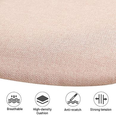 Homy Casa Adjustable Swivel Office Chair with Breathable Back, Upholstered Seat