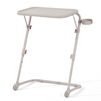 Homy Casa Adjustable Folding TV Tray Table with Cup Holder