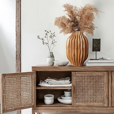 FARMHOUSE DECORATIVE POTTERY CERAMIC VASE