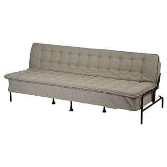 Homy Casa Sofa Bed for Living Room, Upholstered Convertible Sleeper Futon