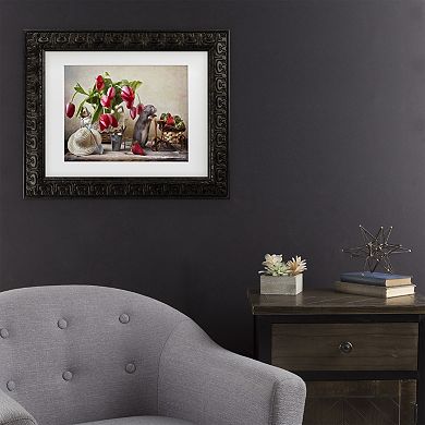 Trademark Fine Art The Farmer Matted Framed Wall Art