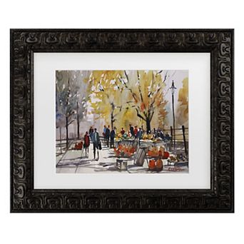 Trademark Fine Art Farm Market Matted Framed Wall Art