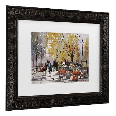 Trademark Fine Art Farm Market Matted Framed Wall Art