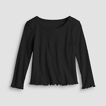 Toddler & Girls 4-12 Jumping Beans® Physical Adaptive Long Sleeve Rib Top