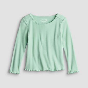 Toddler & Girls 4-12 Jumping Beans® Physical Adaptive Long Sleeve Rib Top