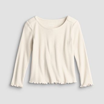 Toddler & Girls 4-12 Jumping Beans® Physical Adaptive Long Sleeve Rib Top