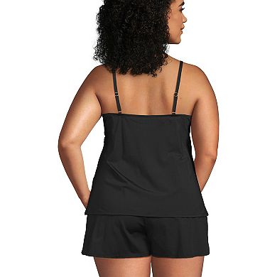 Plus Size Lands' End Tulip Romper Swimsuit