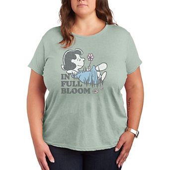 Plus Size Peanuts In Full Bloom Lucy Graphic Tee