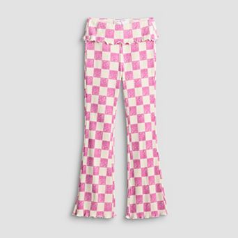 Girls 4-8 Grayson Threads Kids The Label Checkered Flare Leggings